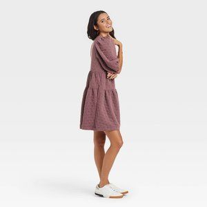 A New Day Target Balloon Sleeve Quilted Dress